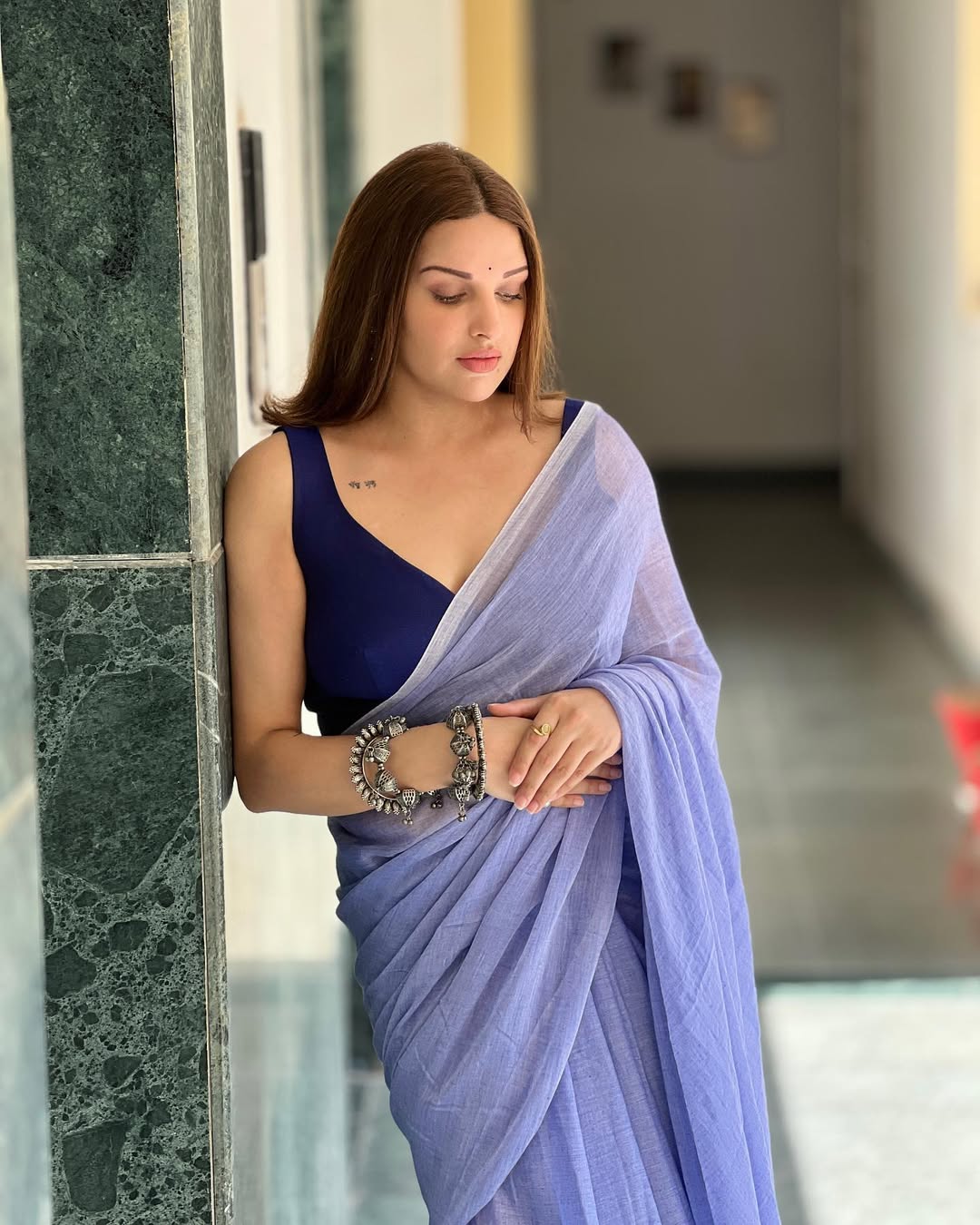 NEELAMBAR BREEZY SAREE - Eternity by Sakshi