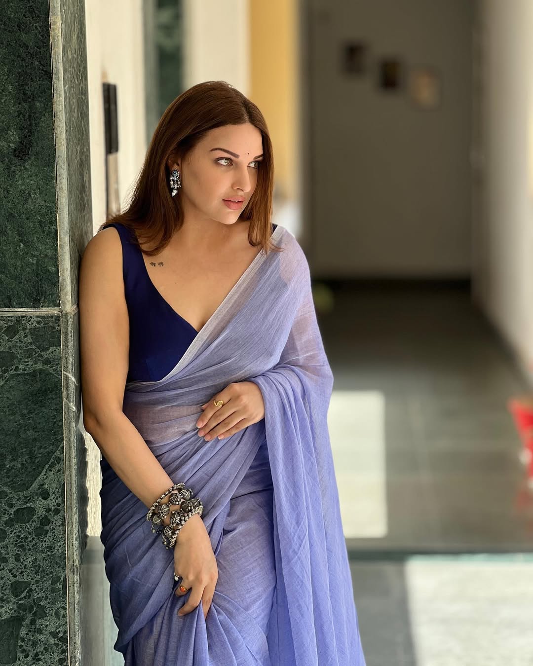 NEELAMBAR BREEZY SAREE - Eternity by Sakshi