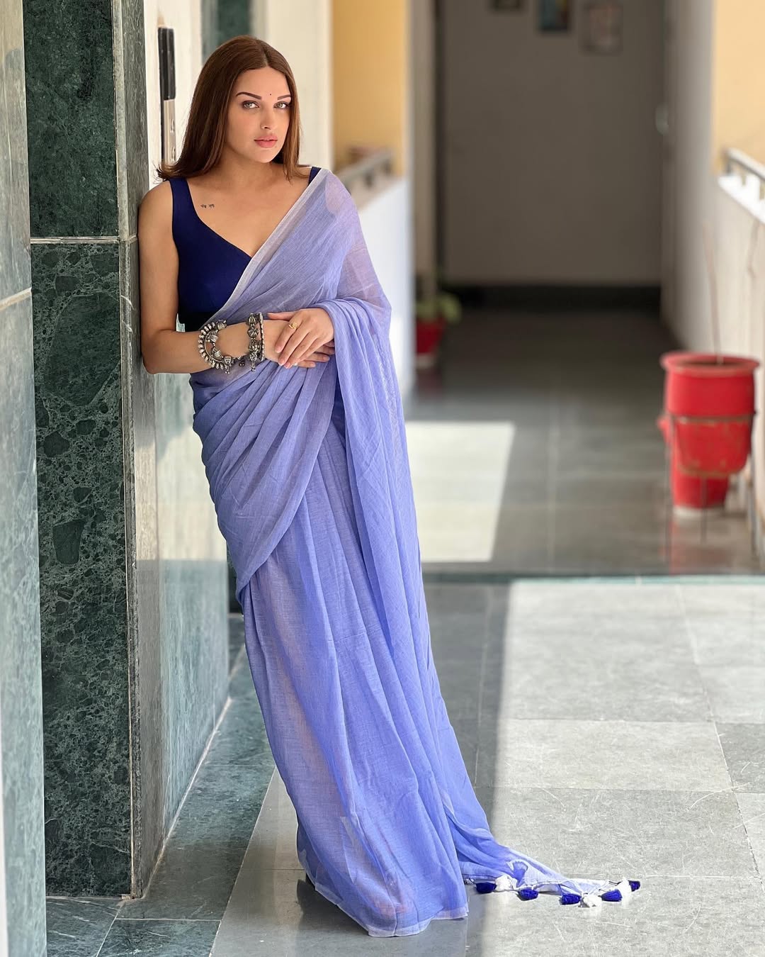 NEELAMBAR BREEZY SAREE - Eternity by Sakshi