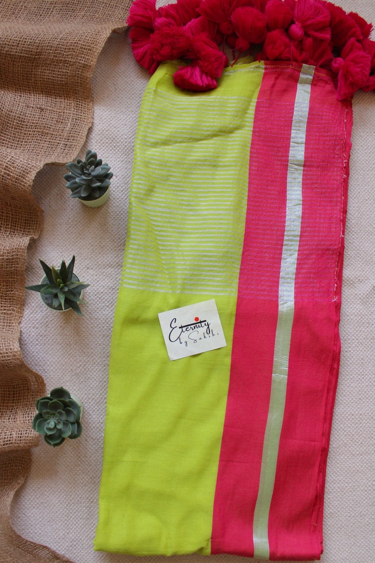 Neon Rang Saree - Eternity by Sakshi