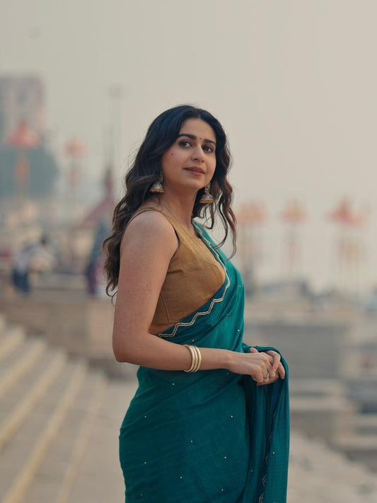 Peacock Noor Saree - Eternity by Sakshi