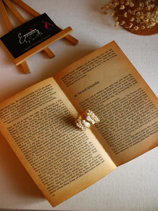 Pearl Ring - Eternity by Sakshi