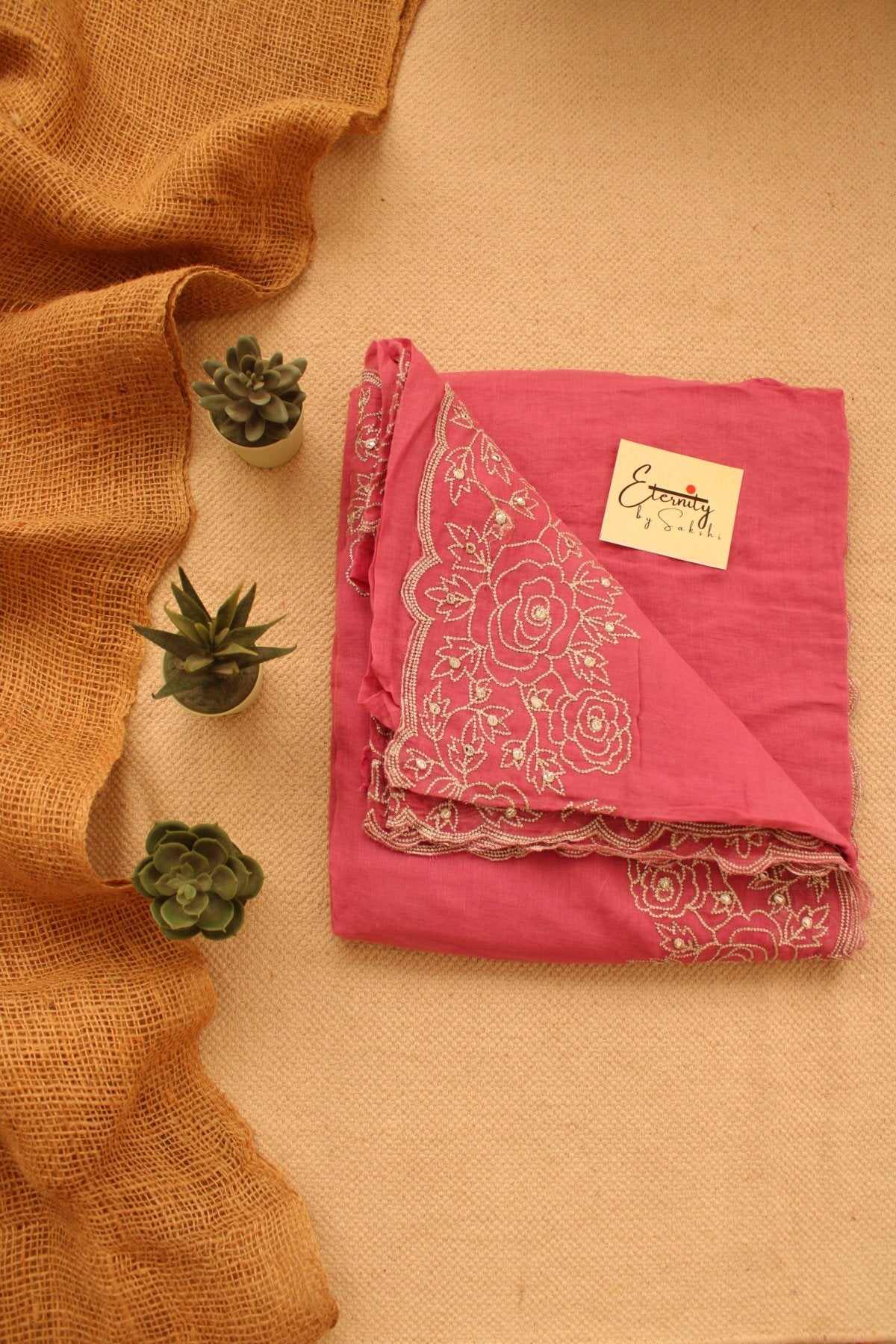 Pink Dilruba Saree - Eternity by Sakshi