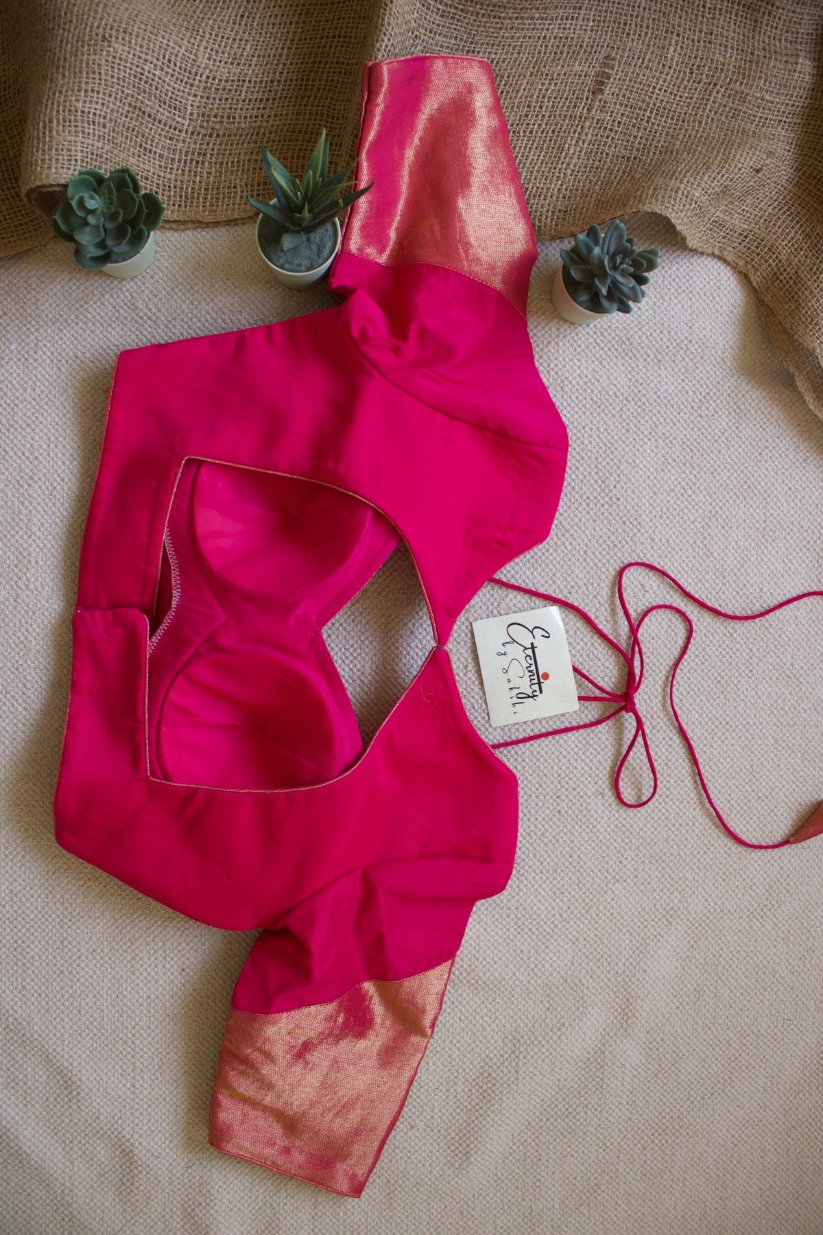 Pink Glam Blouse - Eternity by Sakshi