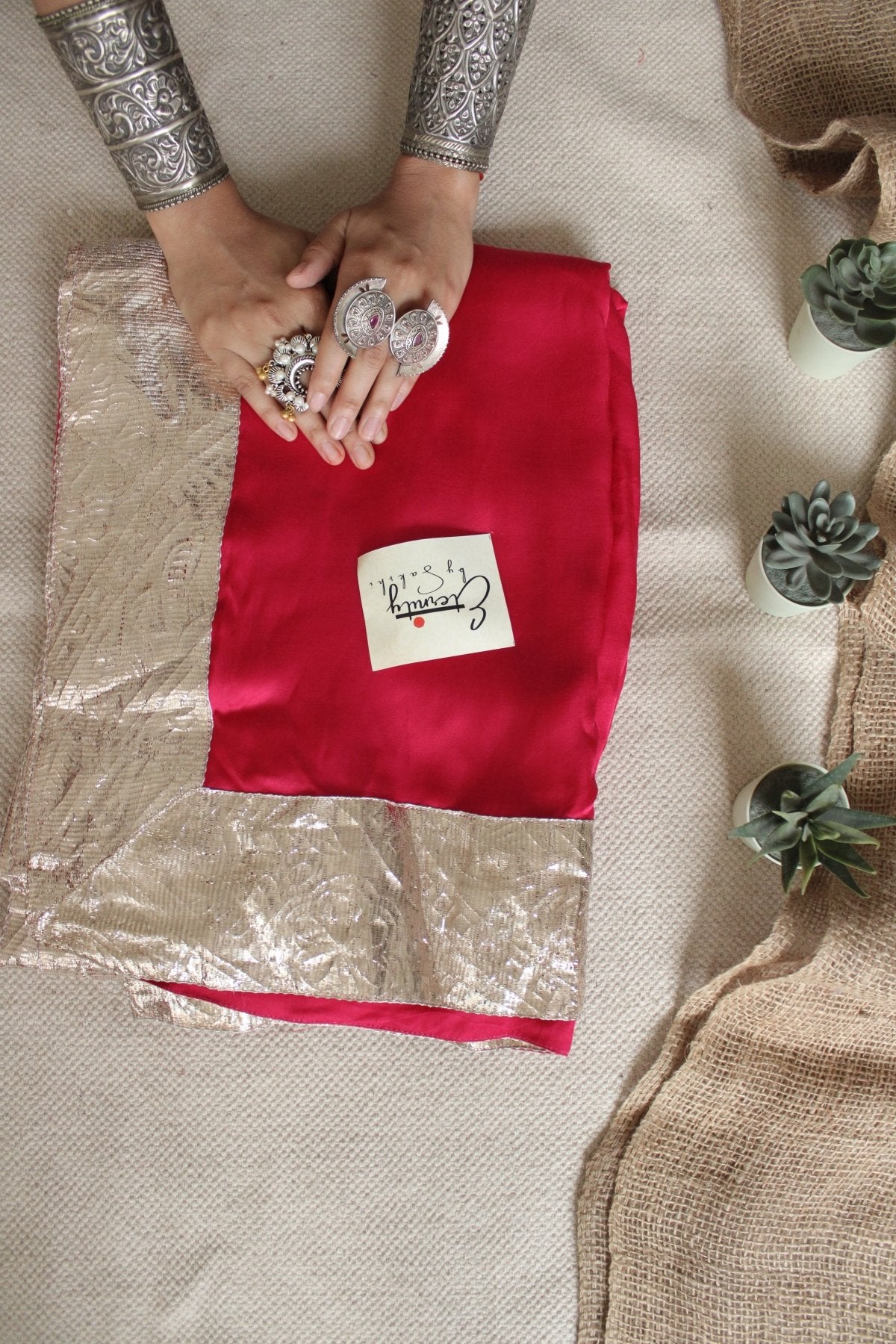 Pink Hoor Saree - Eternity by Sakshi