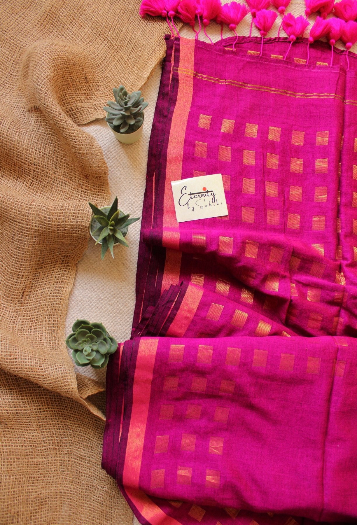 Pink Meher Saree - Eternity by Sakshi