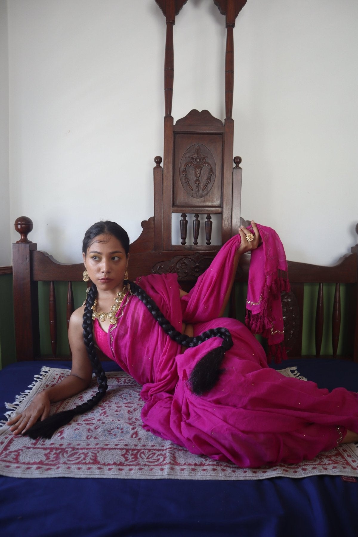 Pink Noor Saree - Eternity by Sakshi