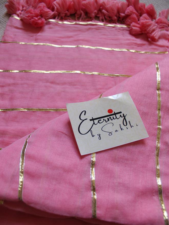 Pink Rangrez Saree - Eternity by Sakshi