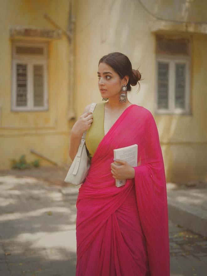 Pink Tara Saree - Eternity by Sakshi