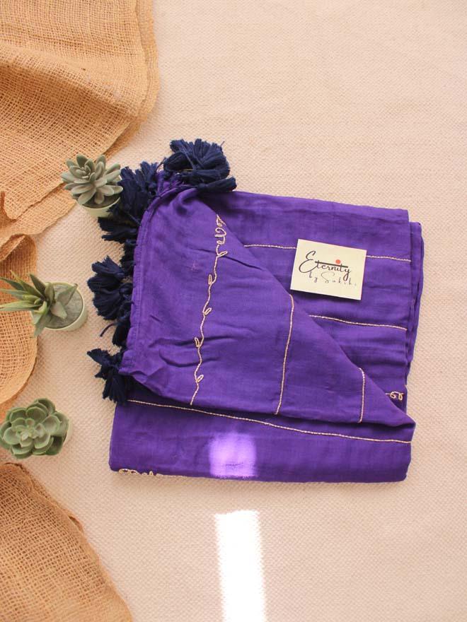 Purple Noor Saree - Eternity by Sakshi