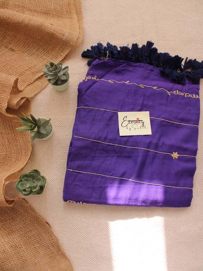 Purple Noor Saree - Eternity by Sakshi