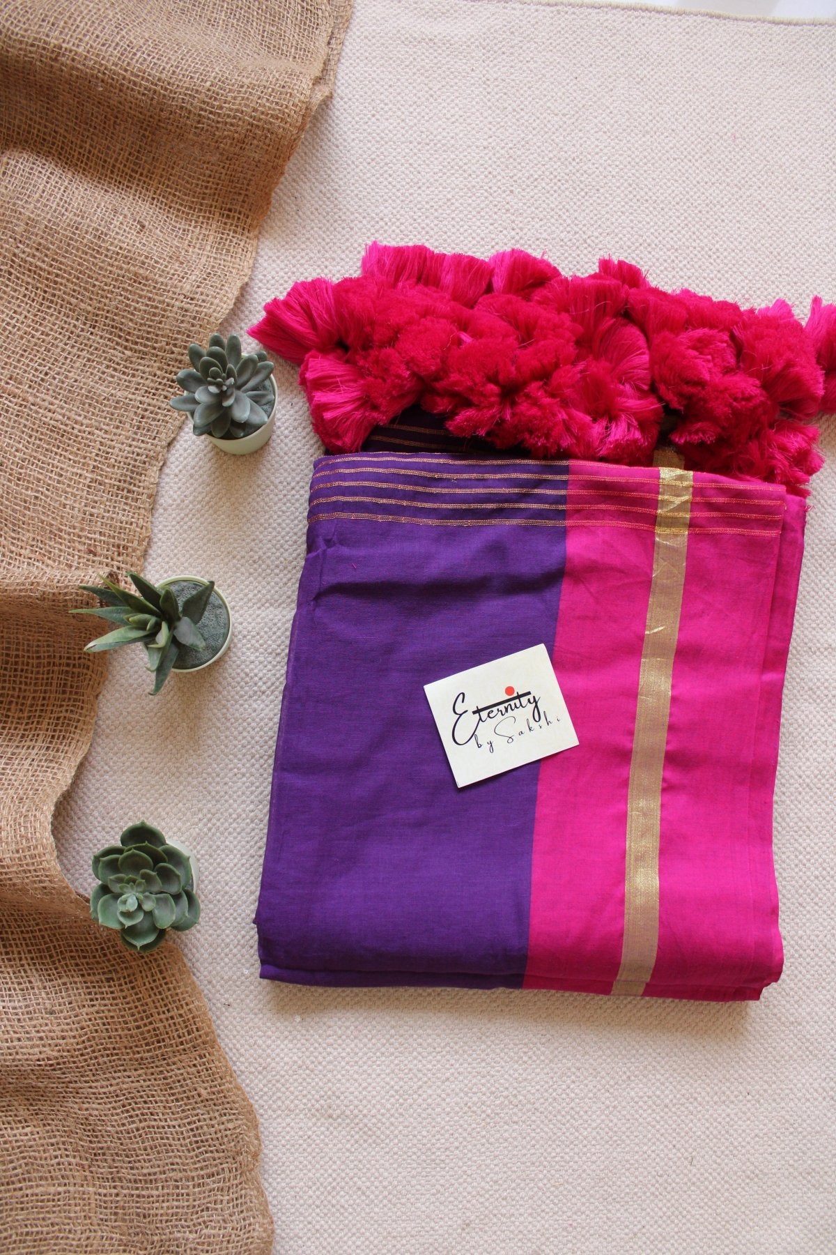 Purple Rang Saree - Eternity by Sakshi