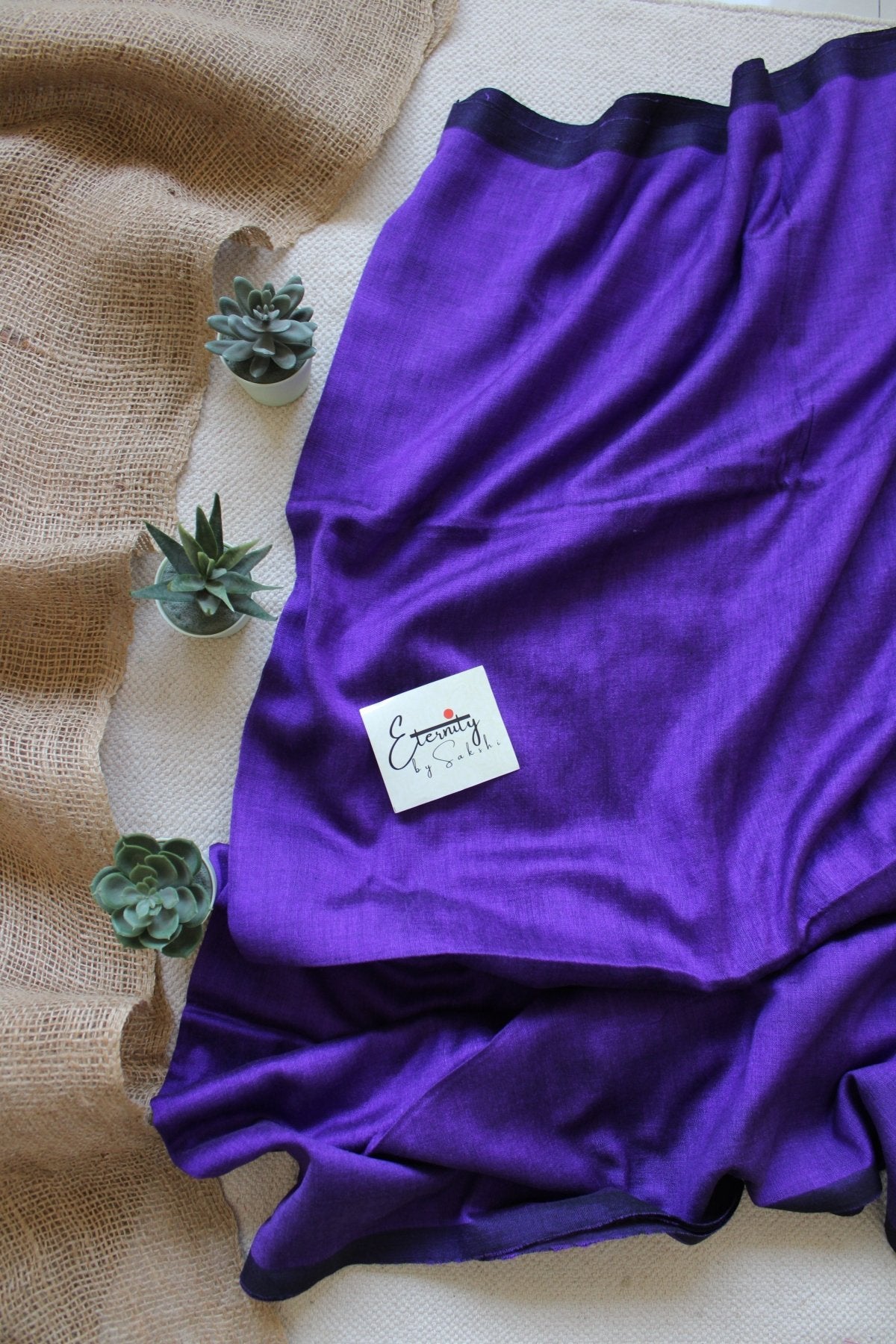 Purple Rozana Saree - Eternity by Sakshi
