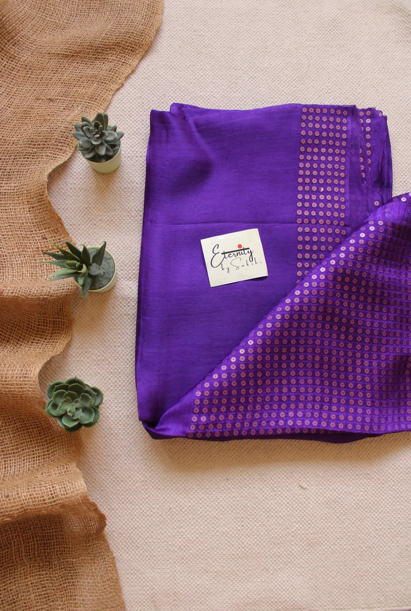 Purple Sundari Saree - Eternity by Sakshi