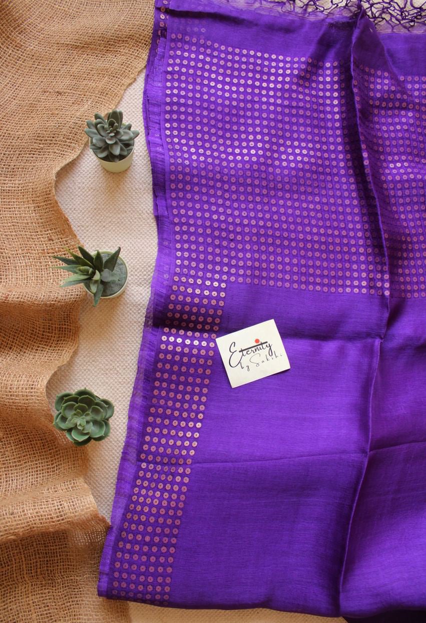 Purple Sundari Saree - Eternity by Sakshi