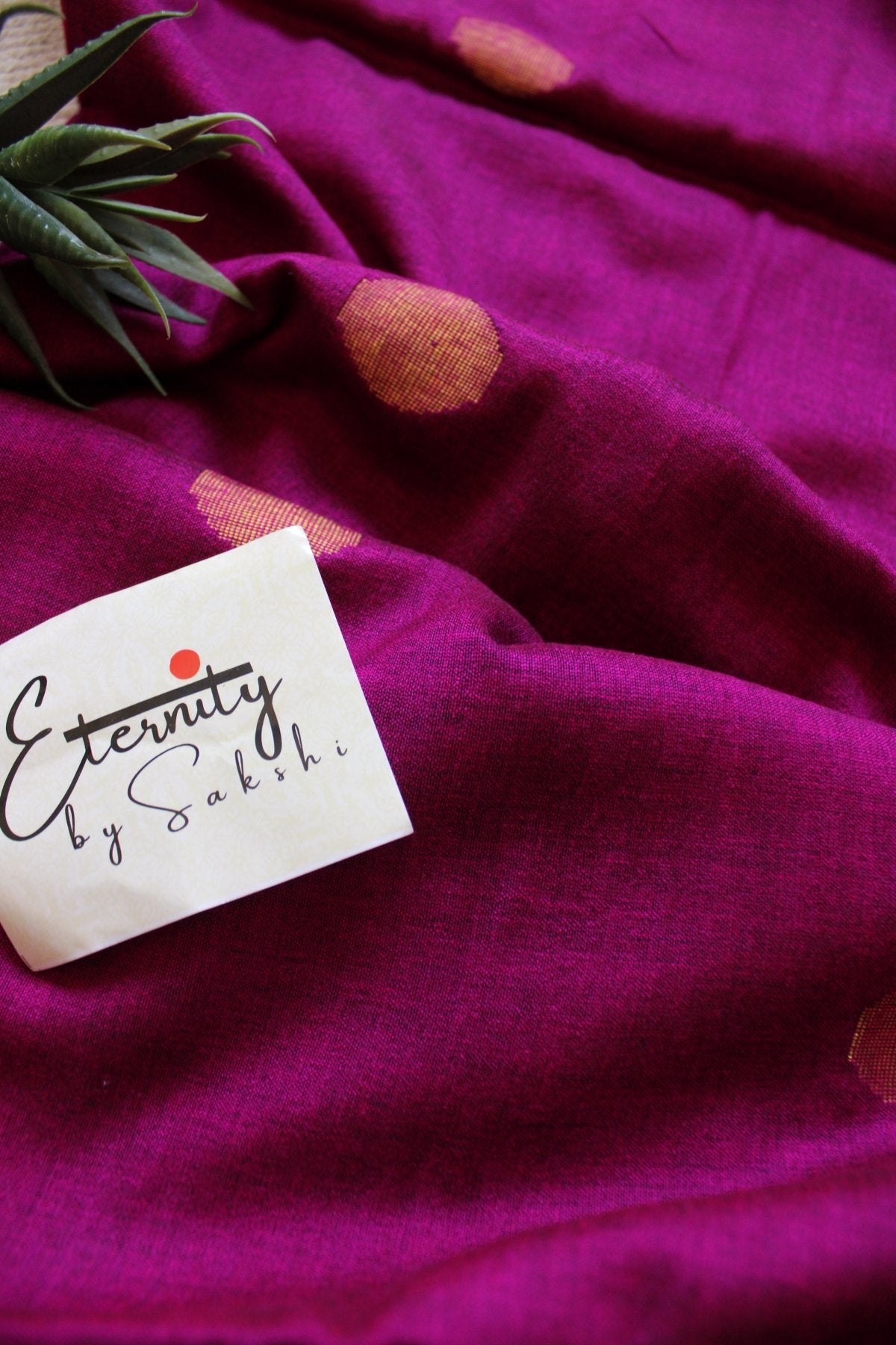 Rosy Polka Saree - Eternity by Sakshi