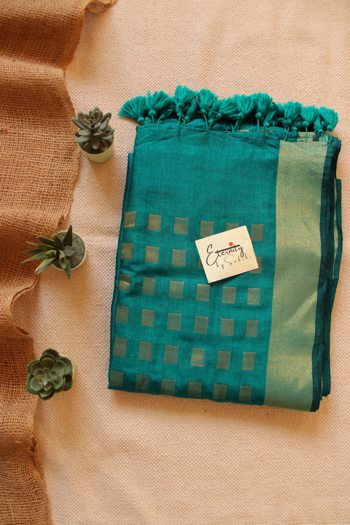 Sea Green Meher Saree - Eternity by Sakshi