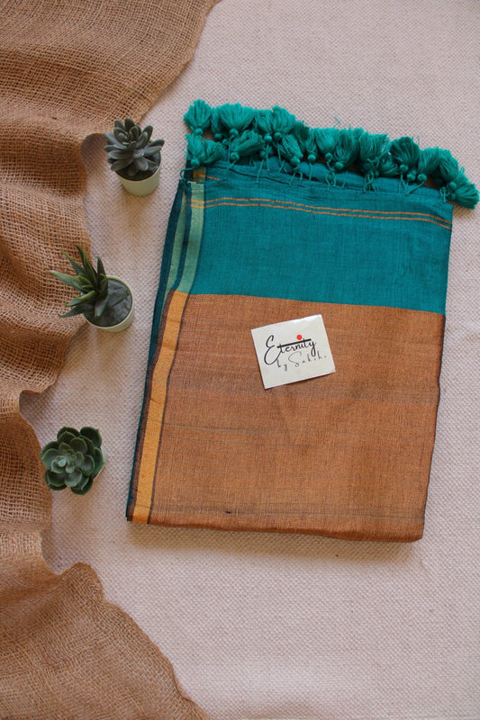 Sea Green Polka Saree - Eternity by Sakshi