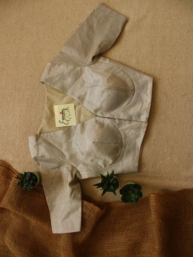 Silver Zari Blouse - Eternity by Sakshi