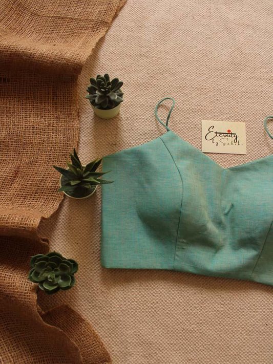 Turquoise Ready to wear blouse - Eternity by Sakshi