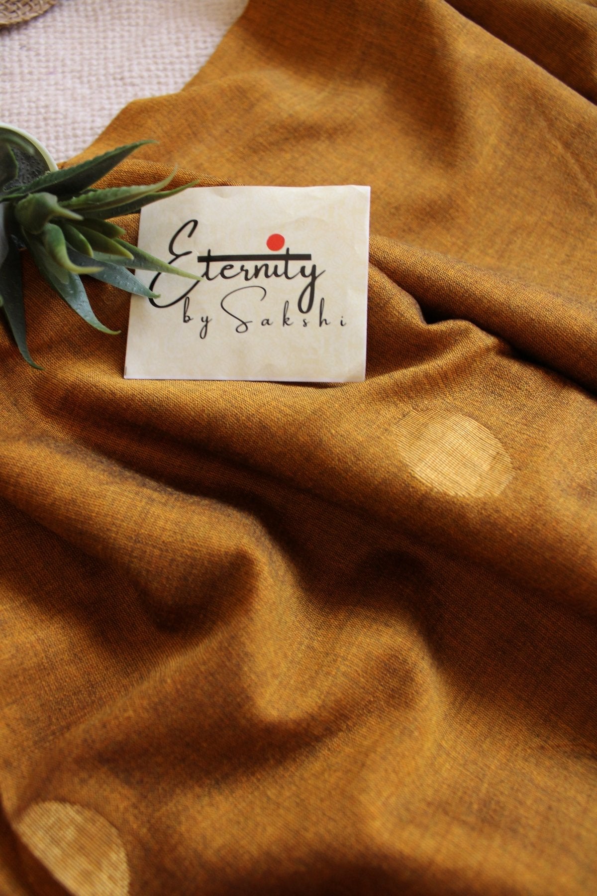 Yellow Polka Saree - Eternity by Sakshi