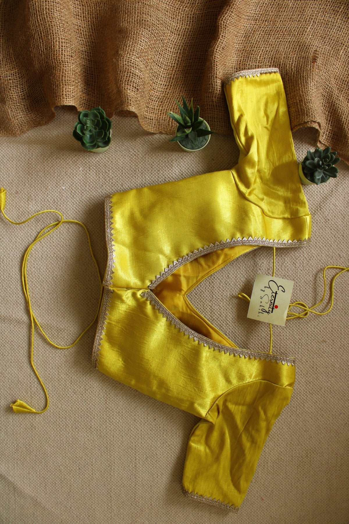 Yellow Radhika Blouse - Eternity by Sakshi