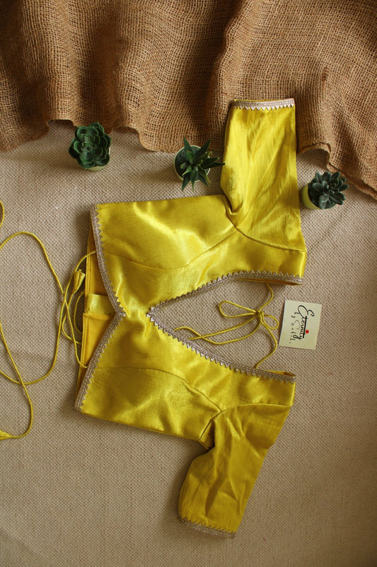 Yellow Radhika Blouse - Eternity by Sakshi