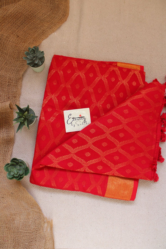 Red Embrace Saree - Eternity by Sakshi
