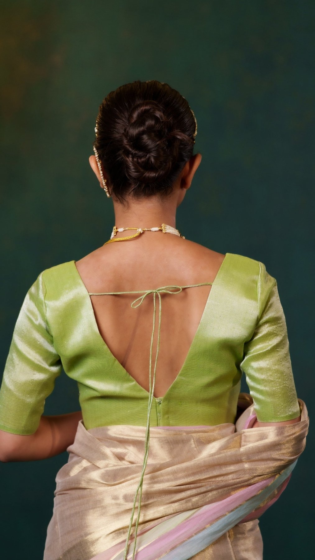 Mint Molten Blouse - Eternity by Sakshi