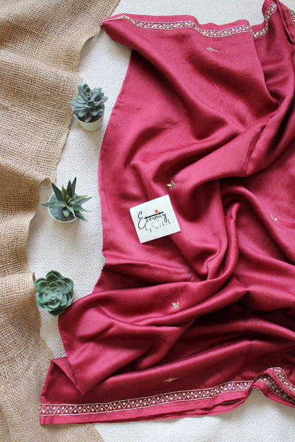Maroon Nazrana Saree - Eternity by Sakshi