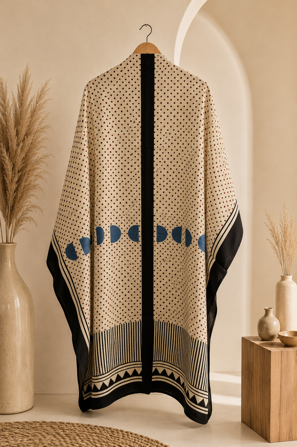 Kaftan Fabric Vanilla Chandrama