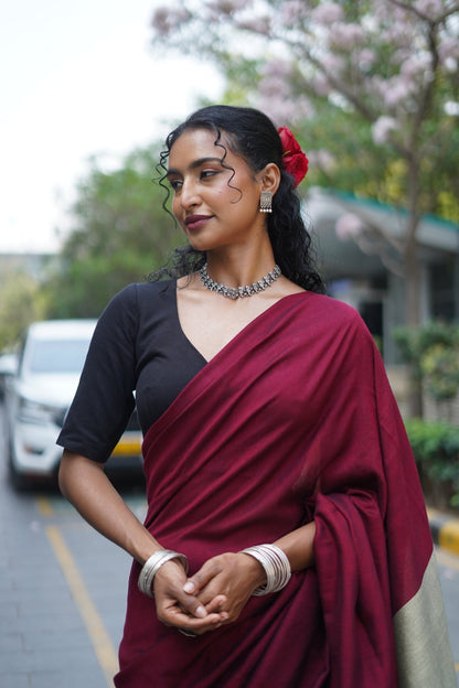 Beet Office saree - Eternity by Sakshi