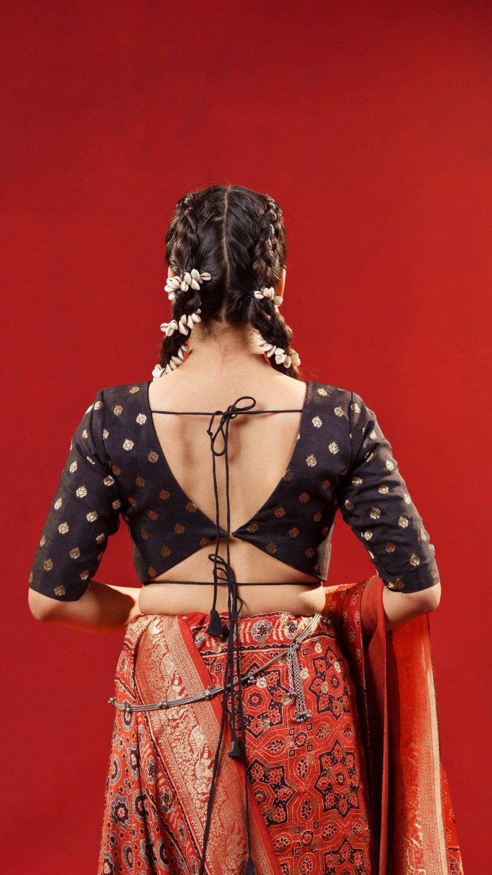 Royal Ember Shadow Blouse - Eternity by Sakshi