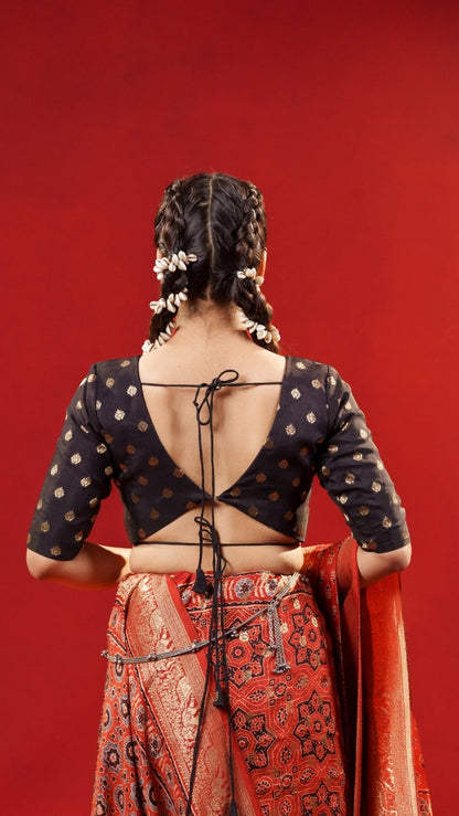 Royal Ember Shadow Blouse - Eternity by Sakshi