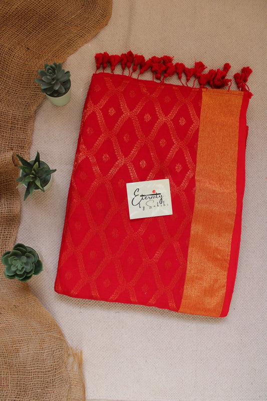 Red Embrace Saree - Eternity by Sakshi