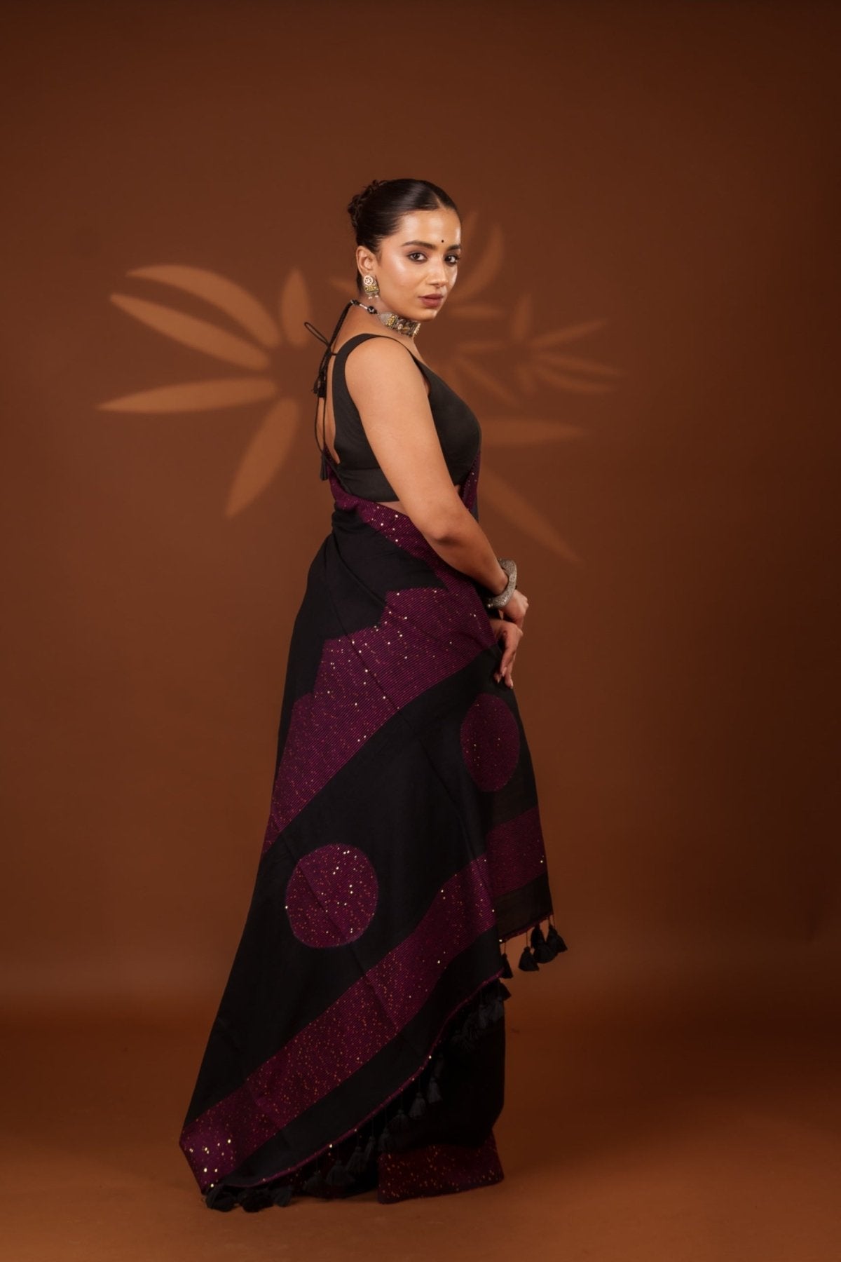 Black Shakti Saree - Eternity by Sakshi