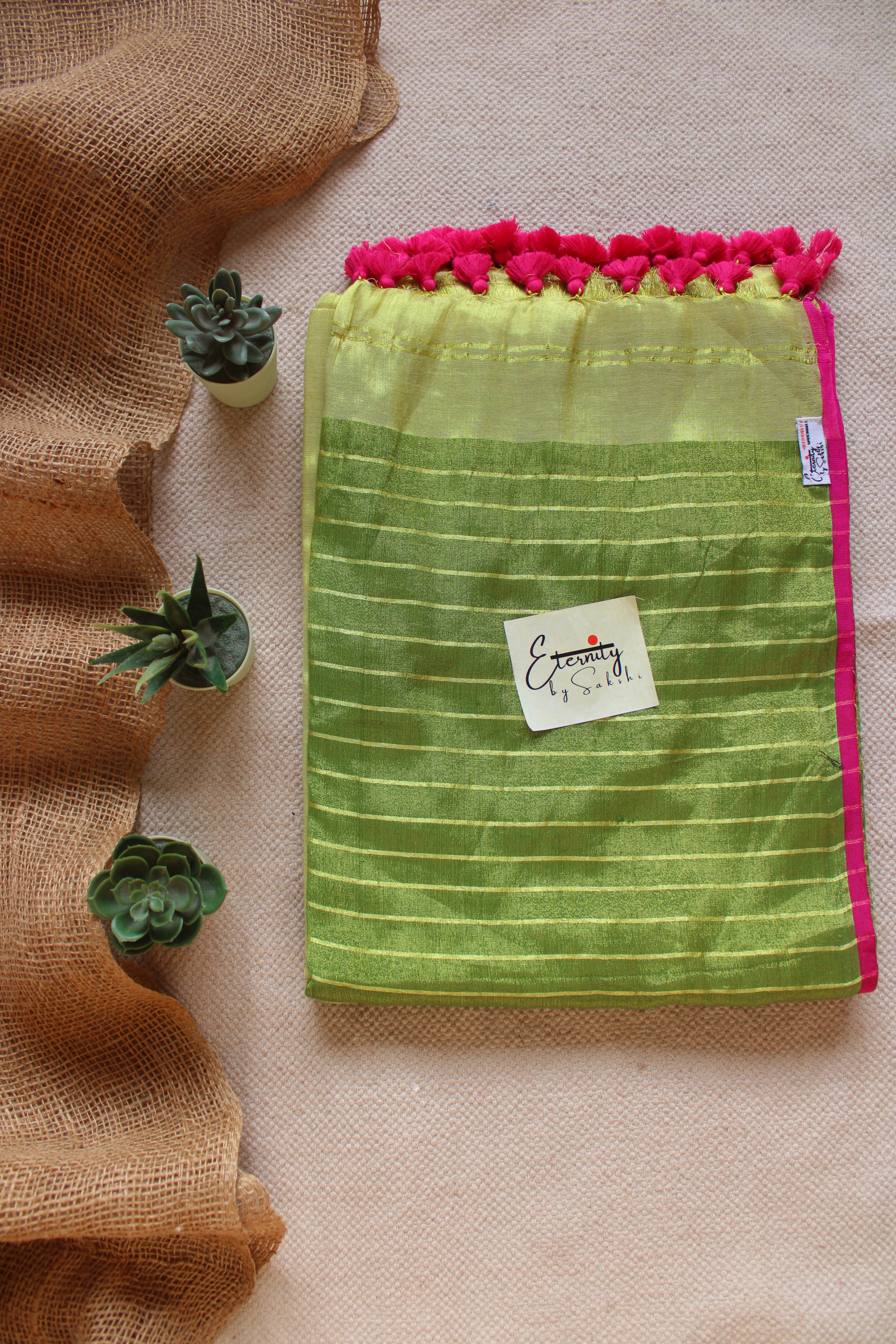 Green Begum Saree