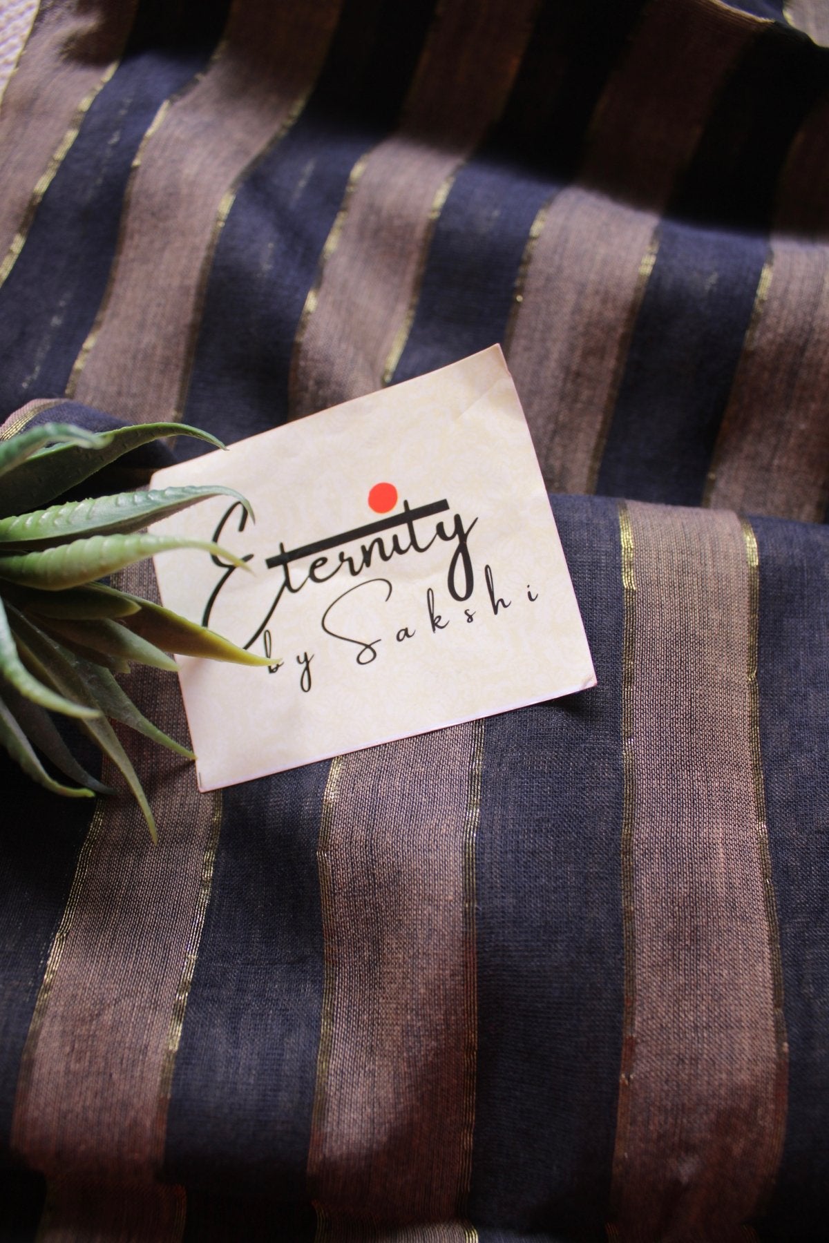 Black Silsila Saree - Eternity by Sakshi