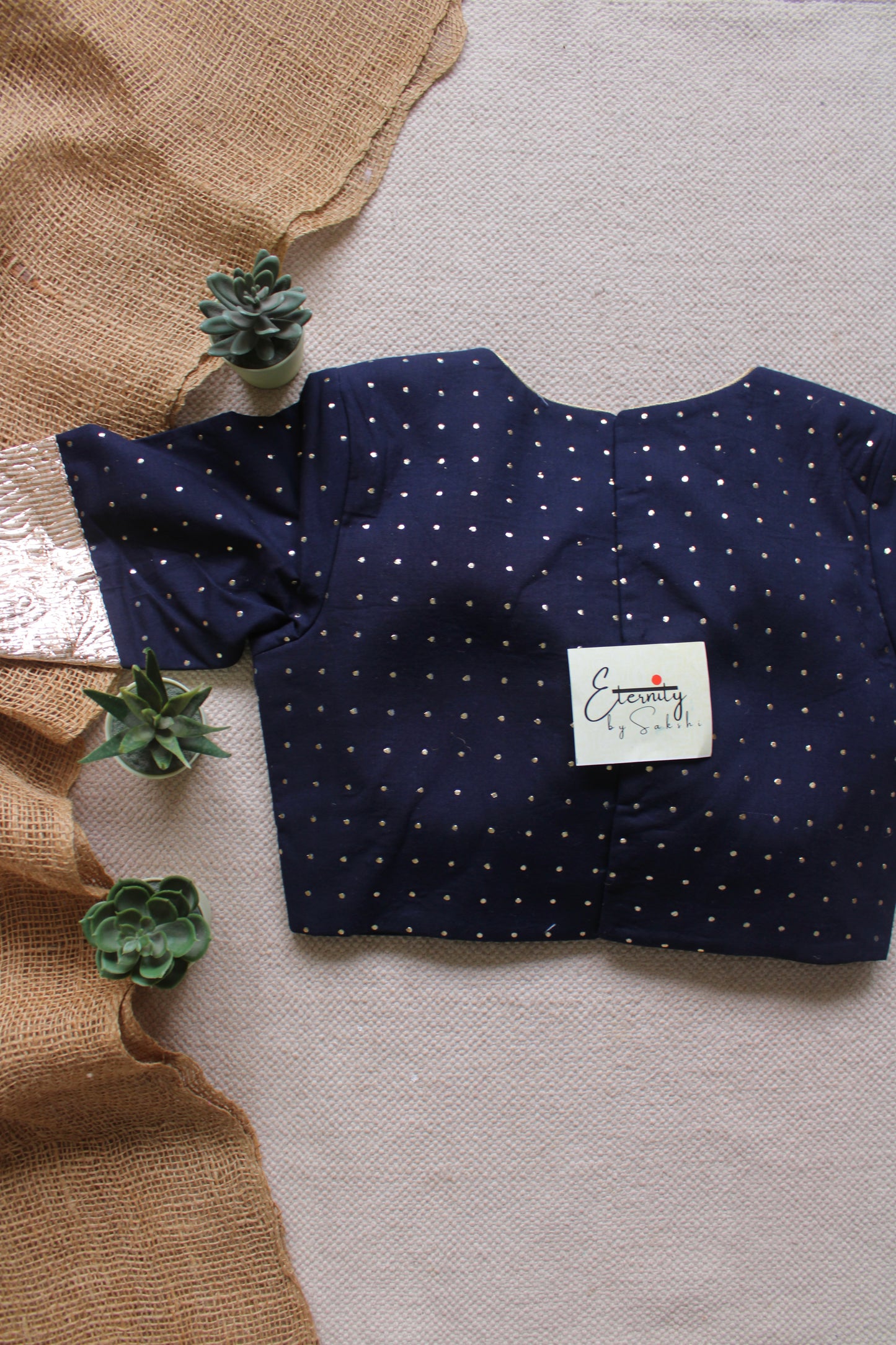 Blue Navratri Amba Blouse