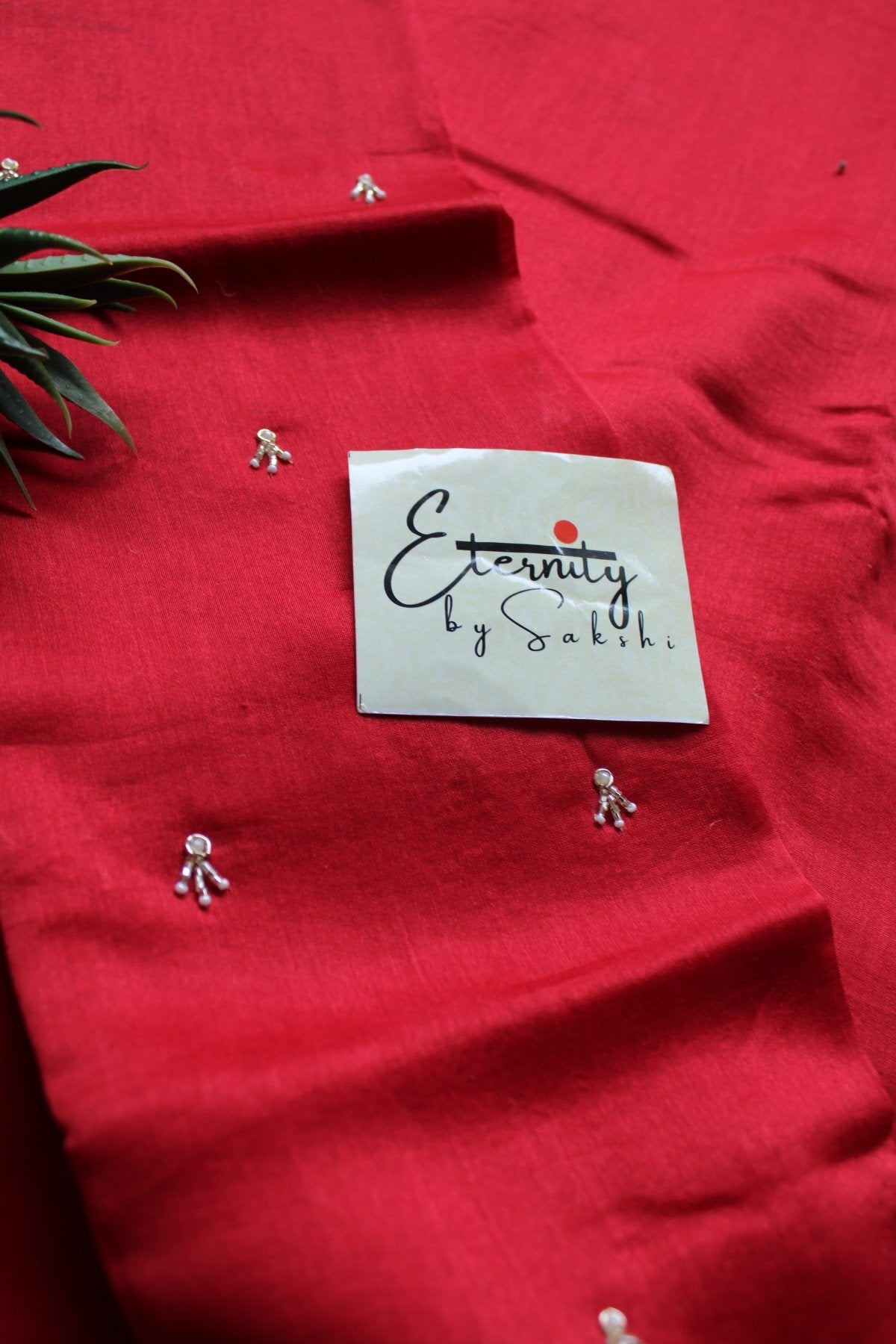 Red Nazrana Saree - Eternity by Sakshi