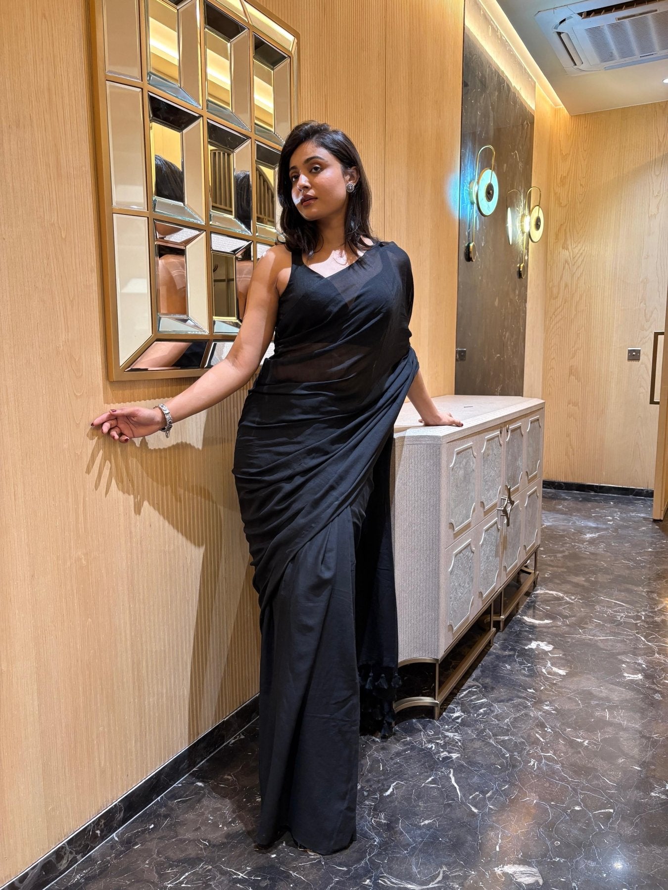 KOHL BREEZY SAREE - Eternity by Sakshi