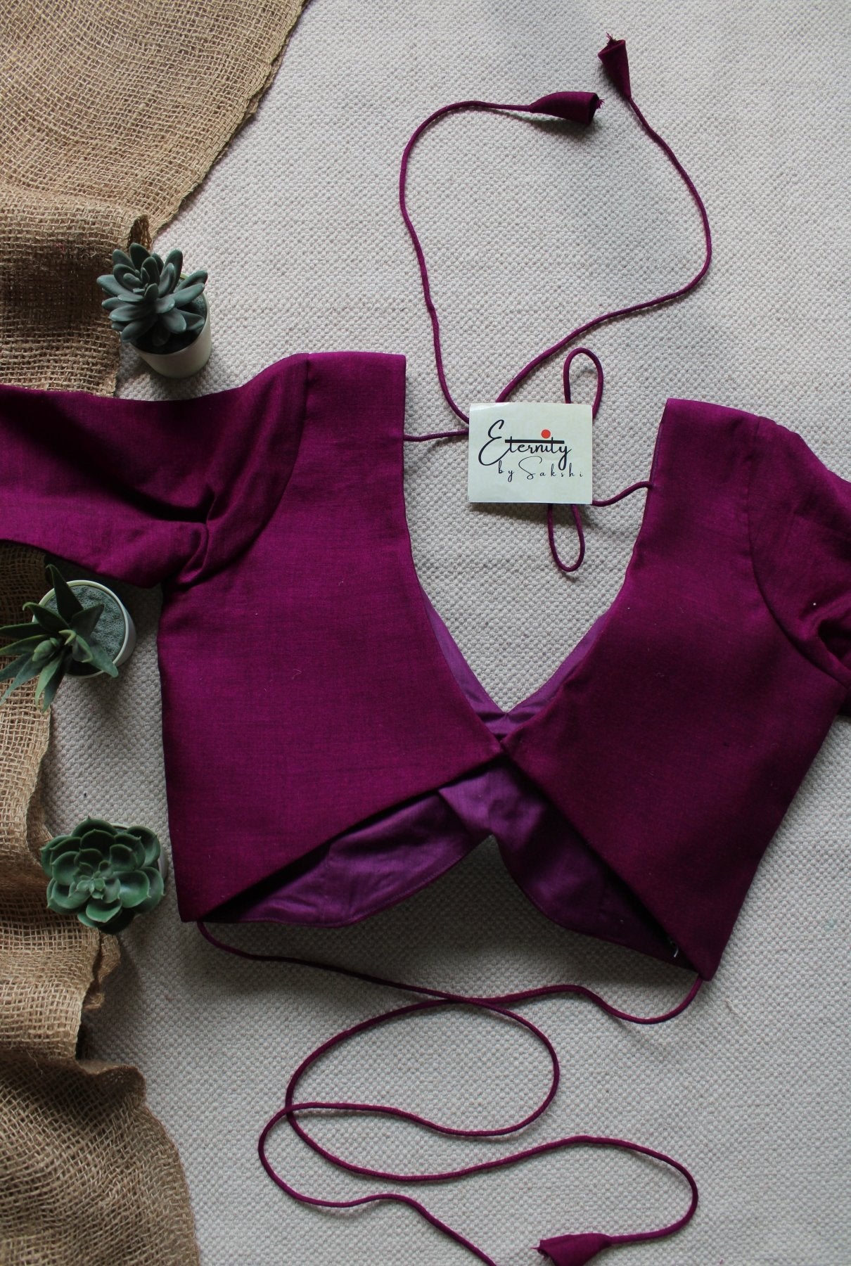 Rosy Shadow Blouse - Eternity by Sakshi