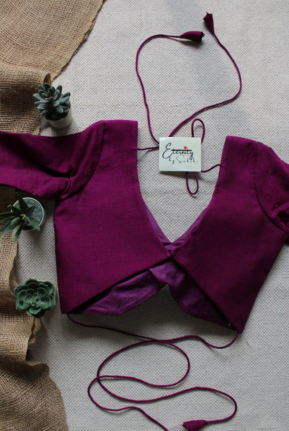 Rosy Shadow Blouse - Eternity by Sakshi