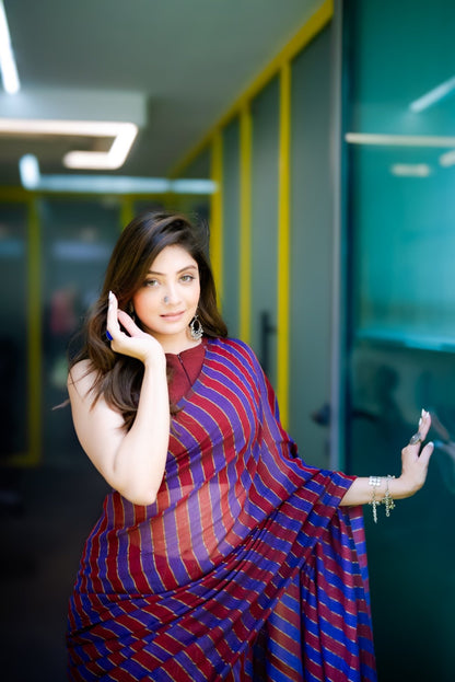 Mulberry Silsila Saree - Eternity by Sakshi