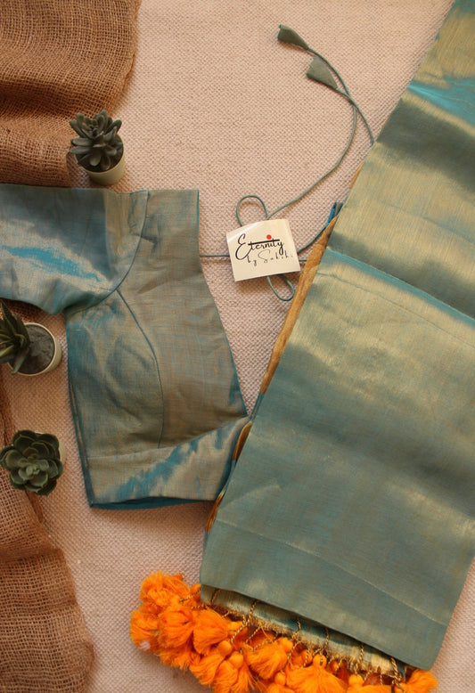 Menaka Leela Saree + Menaka Leela Blouse Combo - Eternity by Sakshi