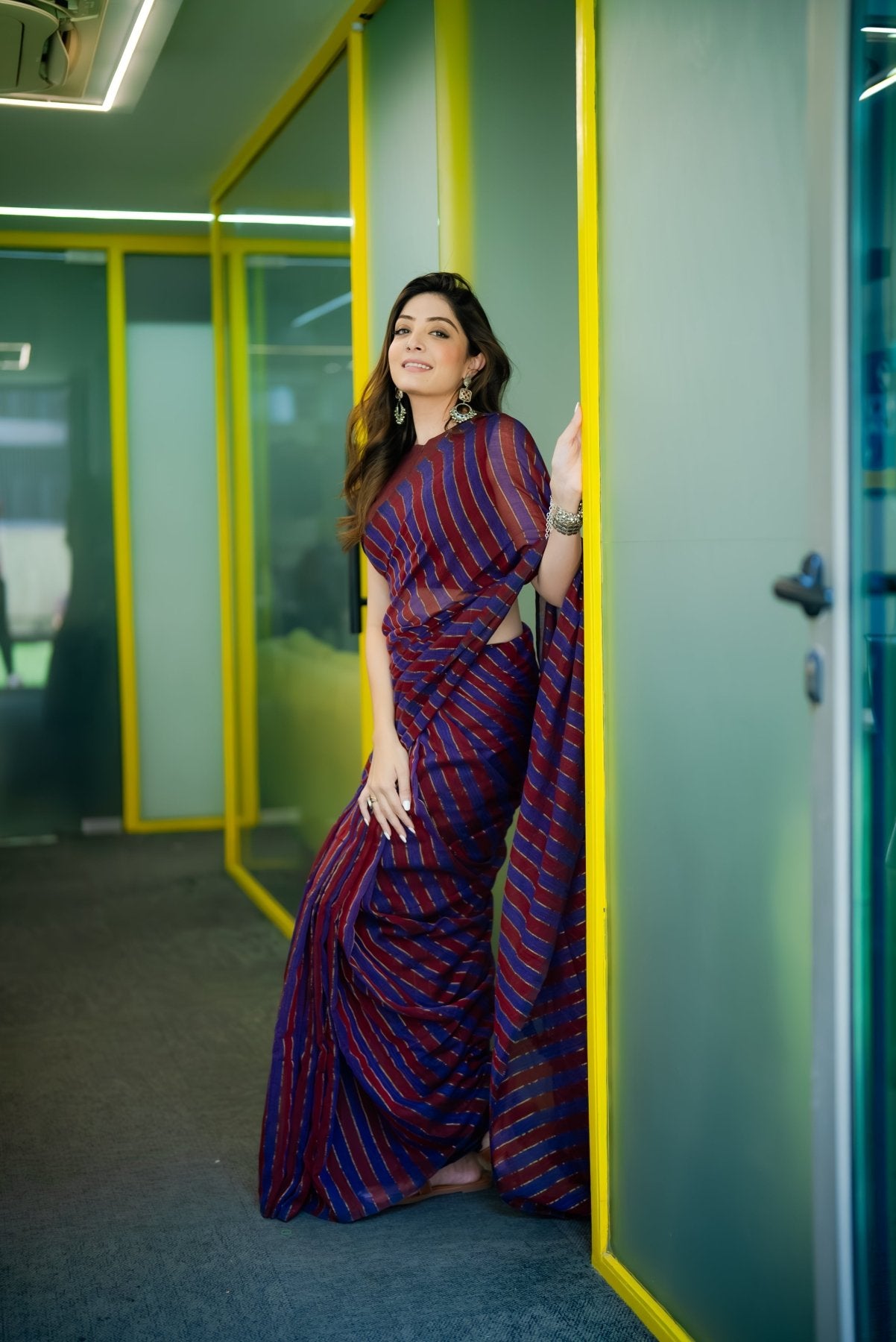 Mulberry Silsila Saree - Eternity by Sakshi