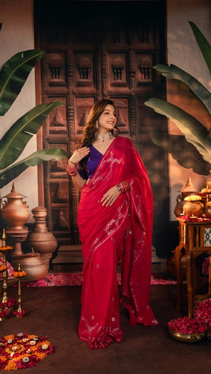Gulabo Parv Saree - Eternity by Sakshi
