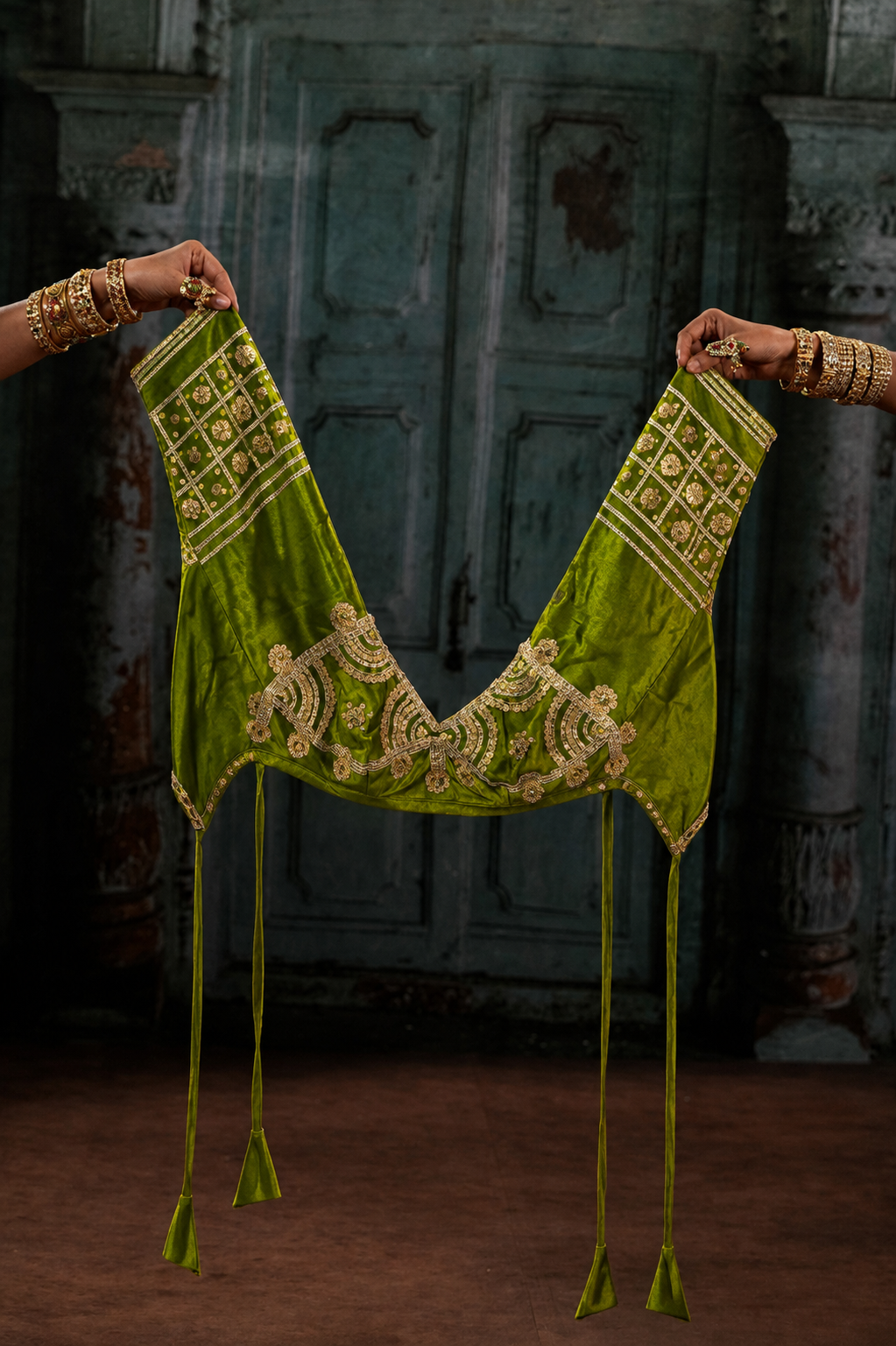 Lime Aangi Blouse