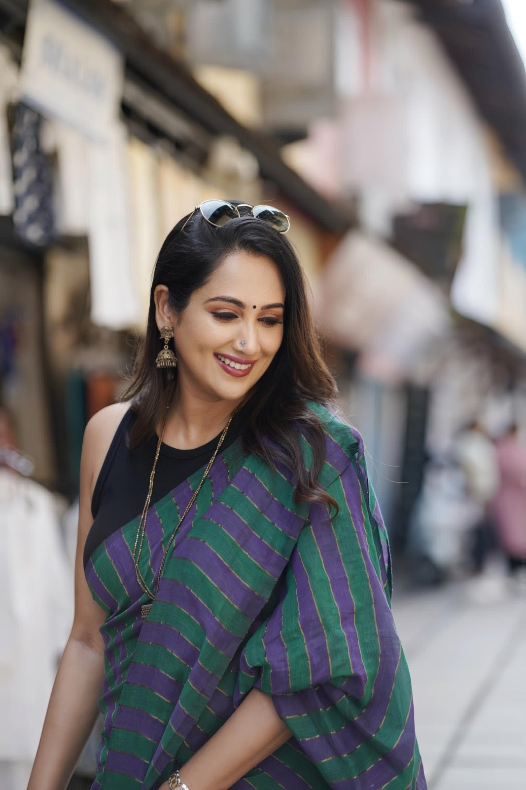 Green Silsila Saree - Eternity by Sakshi