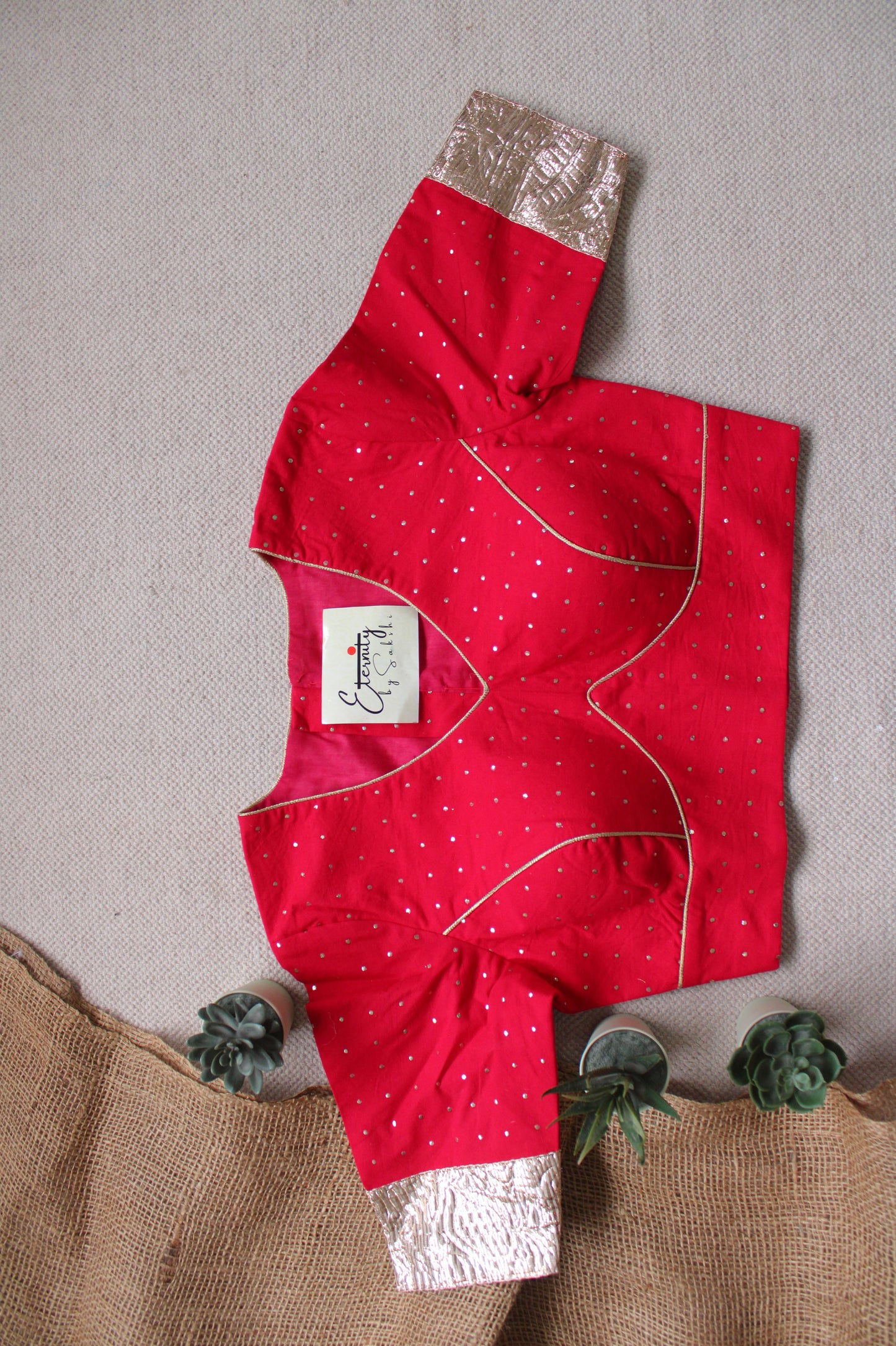 Pink Navratri Amba Blouse